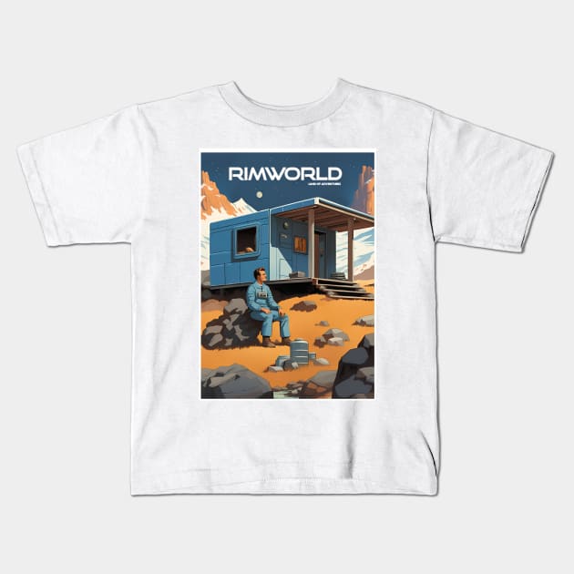 Rimworld . Land of Adventure Kids T-Shirt by LazyBones